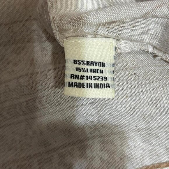 SIM & SAM Boho Tan & Brown Maxi Dress - Picture 5 of 5